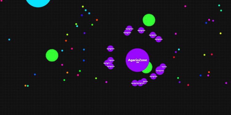 Agario eating viruses after