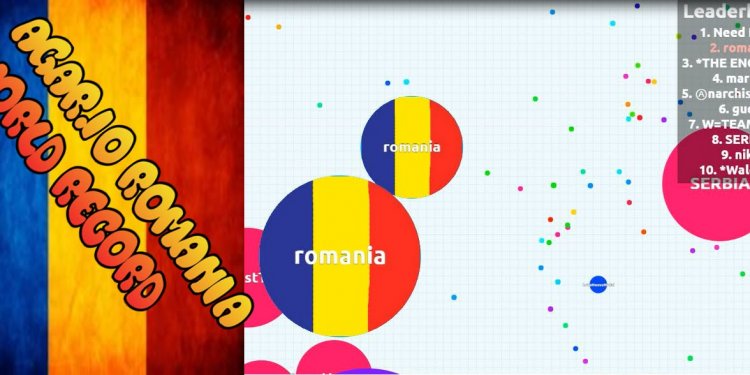 Agar.io Romania WORLD RECORD