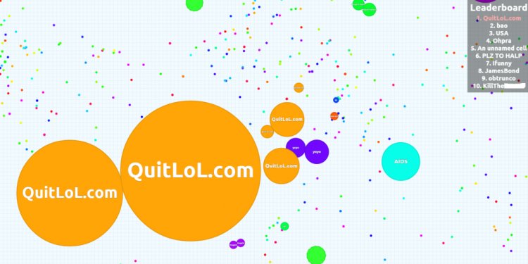 Rules of Agar.io